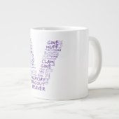 V voor vagina overwinning Michigan Grote Koffiekop (Voorkant rechts)