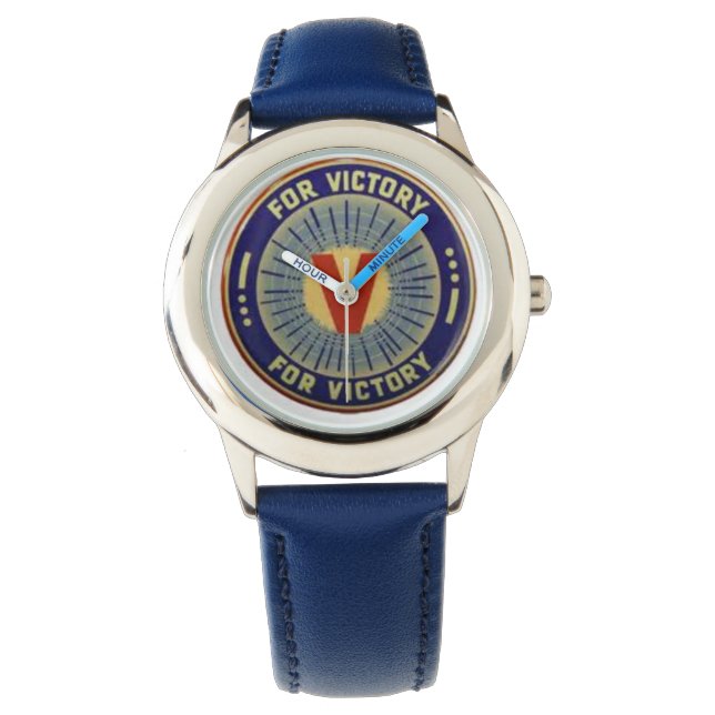 V voor Victory watch Horloge (Voorkant)