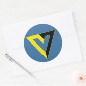 V voor vrijwillige sticker (Envelop)