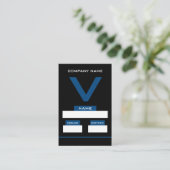 V Vormgeving, Bezoekerskaarten Visitekaartje (Staand voorkant)