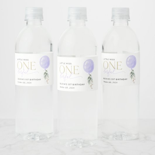 v waterfles etiket (Flessen)