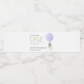 v waterfles etiket (Enkel label)