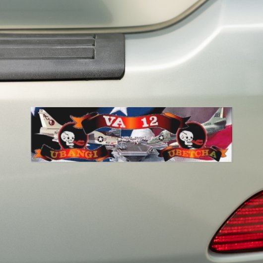 va12 bumpersticker (Op auto)