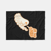 Va Fan Ghoul Halloween Ghost Design Fleece Deken (Voorkant (Horizontaal))