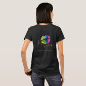 Va Va Voom regenboogslangen T-shirt (Achterkant volledig)