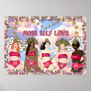Va Va Womb Meer zelfliefdesafdrukken Poster
