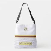 VA Valentina stijlvol verband Crossbody Tas (Achterkant)