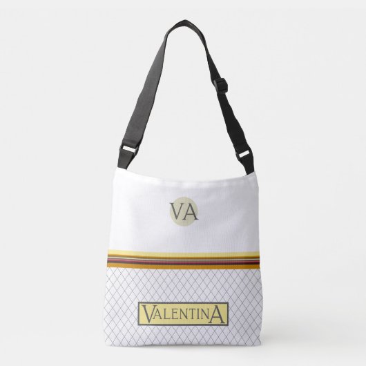 VA Valentina stijlvol verband Crossbody Tas (Voorkant)