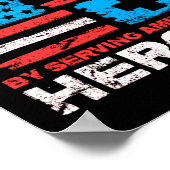 VA verpleegster die ons land bedient door de Ameri Poster (Hoek)