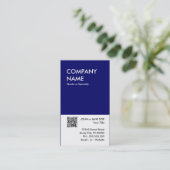 vaag, vaag ontwerp uw eigen QR-code Visitekaartje (Staand voorkant)