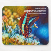 Vaak Bluefles Muismat (Voorkant)