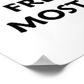 Vaak de moeilijkste Bodmanager Bridge doorgeven Poster (Hoek)