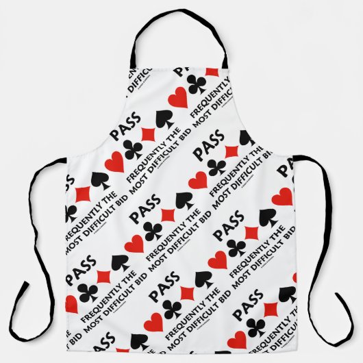 Vaak de moeilijkste Bodmanager Bridge doorgeven Schort (Voorkant)