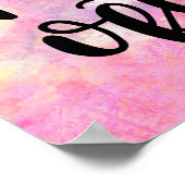 Vaak droomgrote arbeid Harde Praag Poster (Hoek)