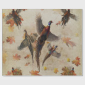 Vaak fazant cadeaupapier (Vlak)