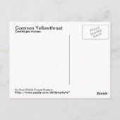 Vaak gele keelpijn Briefkaart (Achterkant)