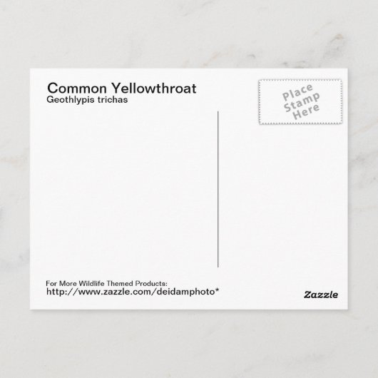 Vaak gele keelpijn Briefkaart (Achterkant)