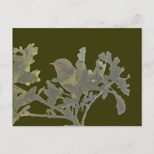 Vaak gele keelpijn Briefkaart (Voorkant)