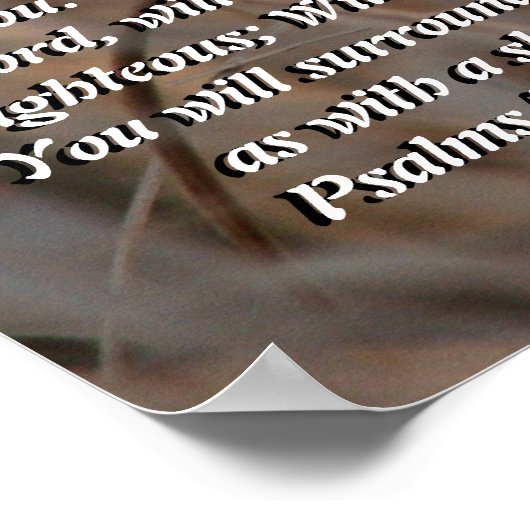 Vaak gele vogelpsalm 5:11&12 Afdrukken Poster (Hoek)