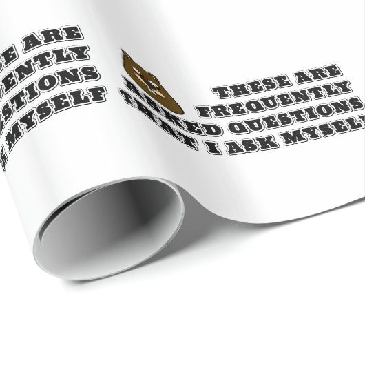 Vaak gestelde vragen die ik mezelf stel cadeaupapier (Rol Hoek)