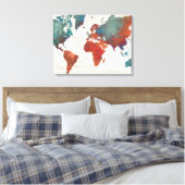 Vaak, Kaart de ander altijd met Citaat Canvas Afdruk (Insitu (Slaapkamer))