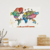 Vaak, Kaart de ander altijd met Citaat Poster (Keuken)