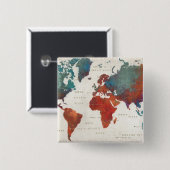 Vaak, Kaart de ander altijd met Citaat Vierkante Button 5,1 Cm (Voorkant /achterkant)