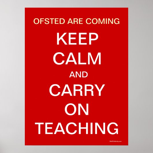 Vaak komt kalm houden en onderwijzen poster (Voorkant)