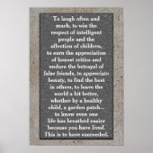 Vaak lachen - kunstposter poster (Voorkant)