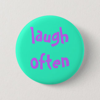 vaak lachen ronde button 5,7 cm