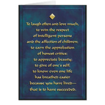 Vaak lachen, veel liefde... kaart