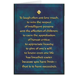 Vaak lachen, veel liefde... kaart