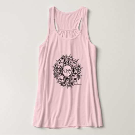 Vaak: lean in Love Mandala Tank (Design voorkant)