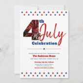 Vaak Modern 4 juli Vuurwerk VS Patriottisch Kaart (Voorkant)