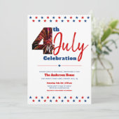 Vaak Modern 4 juli Vuurwerk VS Patriottisch Kaart (Staand voorkant)