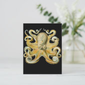 Vaak Octopus Briefkaart (Staand voorkant)