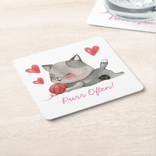 vaak purperen onderzetters (Schuin)