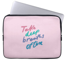 Vaak sterfgevallen nemen - inspirerend prijsopgave laptop sleeve