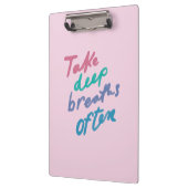 Vaak sterftegevallen - inspirerend kalmeren Po Klembord (Links)