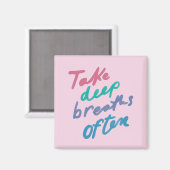 Vaak sterftegevallen - inspirerend kalmerende ba magneet (Voorkant / Achterkant)