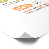 Vaak Suffixes Poster (Hoek)