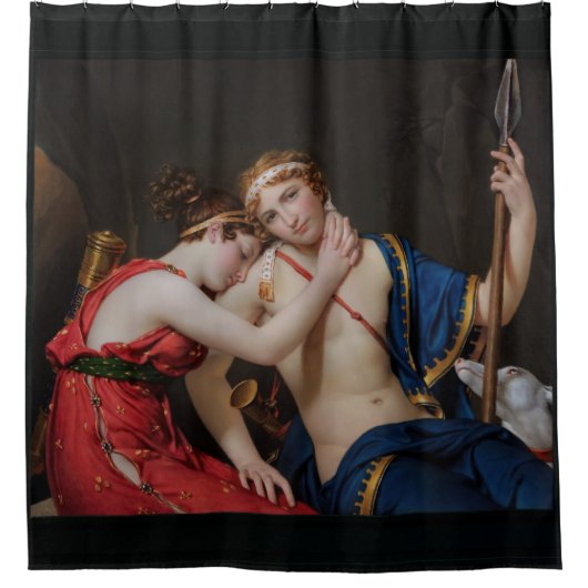 Vaak: Telemachus en Eucharis Douchegordijn (Voorkant)
