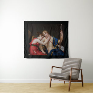 Vaak: Telemachus en Eucharis Wandkleed