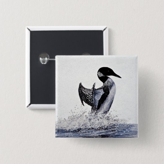 Vaak Vierkante Button 5,1 Cm (Voorkant /achterkant)