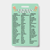 Vaak voorkomende drugs 2.0 badge (Achterkant)