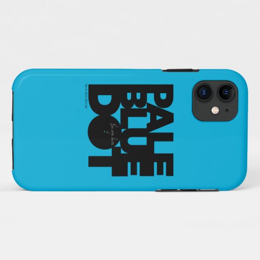 Vaal blauw Case-Mate iPhone case (Achterkant (horizontaal))