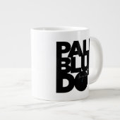 Vaal blauw grote koffiekop (Voorkant rechts)