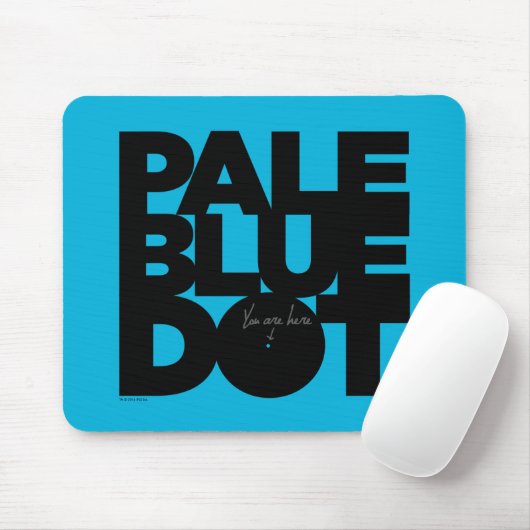 Vaal blauw muismat (Met muis)