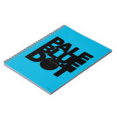 Vaal blauw notitieboek (Linkerzijde)