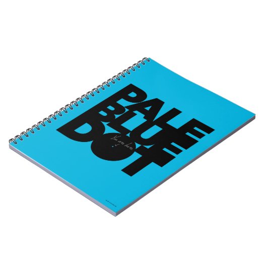 Vaal blauw notitieboek (Linkerzijde)